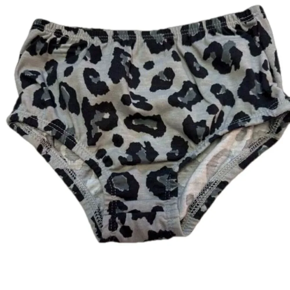 Wonder Nation Girls Leopard Print Long Sleeve Dress Diaper Cover Set 18M NWT